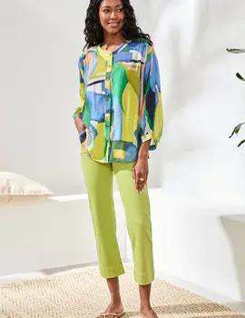 Tribal Lenie Dolman Slv Blouse