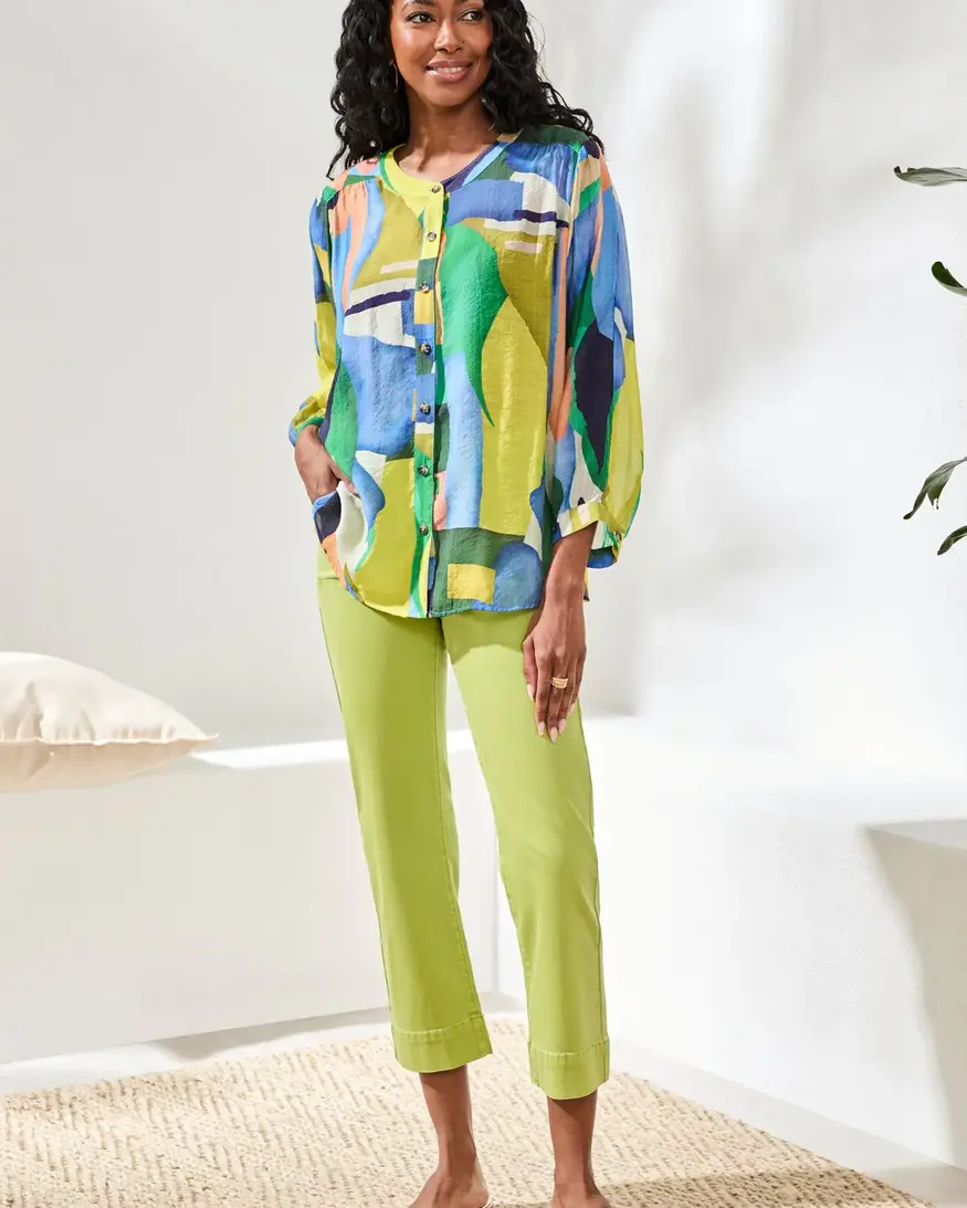 Tribal Lenie Dolman Slv Blouse