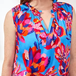 Tribal Leigh Slvlss Blouse