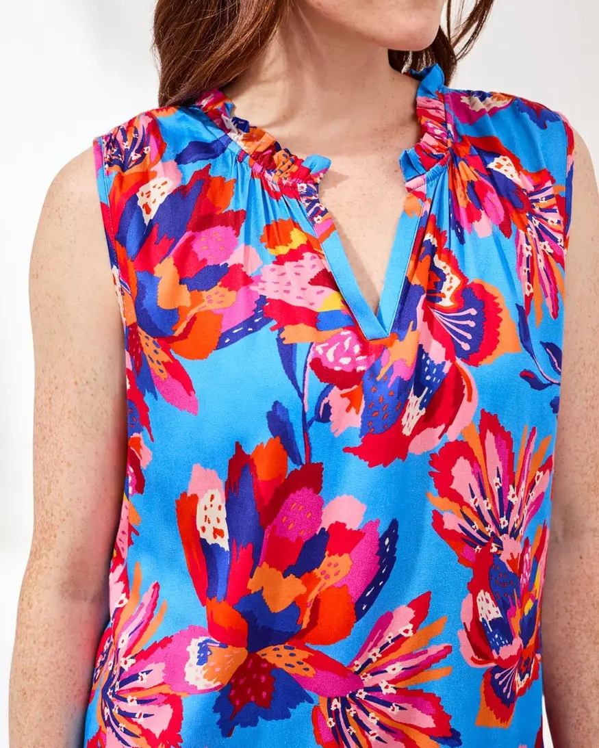 Tribal Leigh Slvlss Blouse