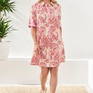 Tribal Lonee 1/2 Button Frnt Dress