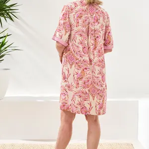 Tribal Lonee 1/2 Button Frnt Dress