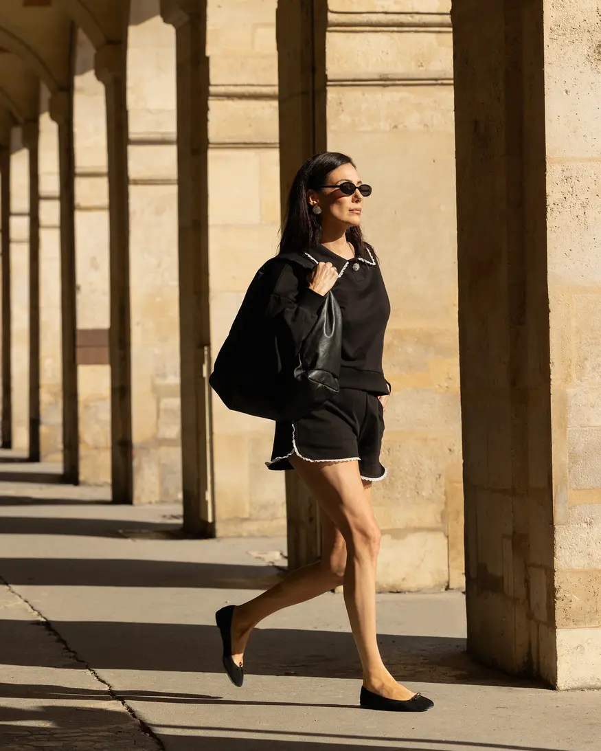 Brunette The Label Sporty Short W/Lace