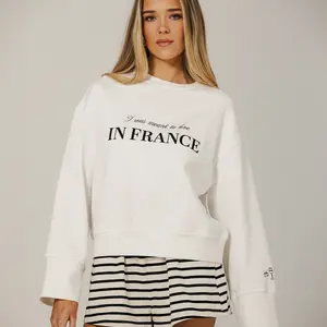 Brunette The Label France Wide Arm Crew