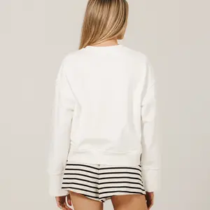 Brunette The Label France Wide Arm Crew