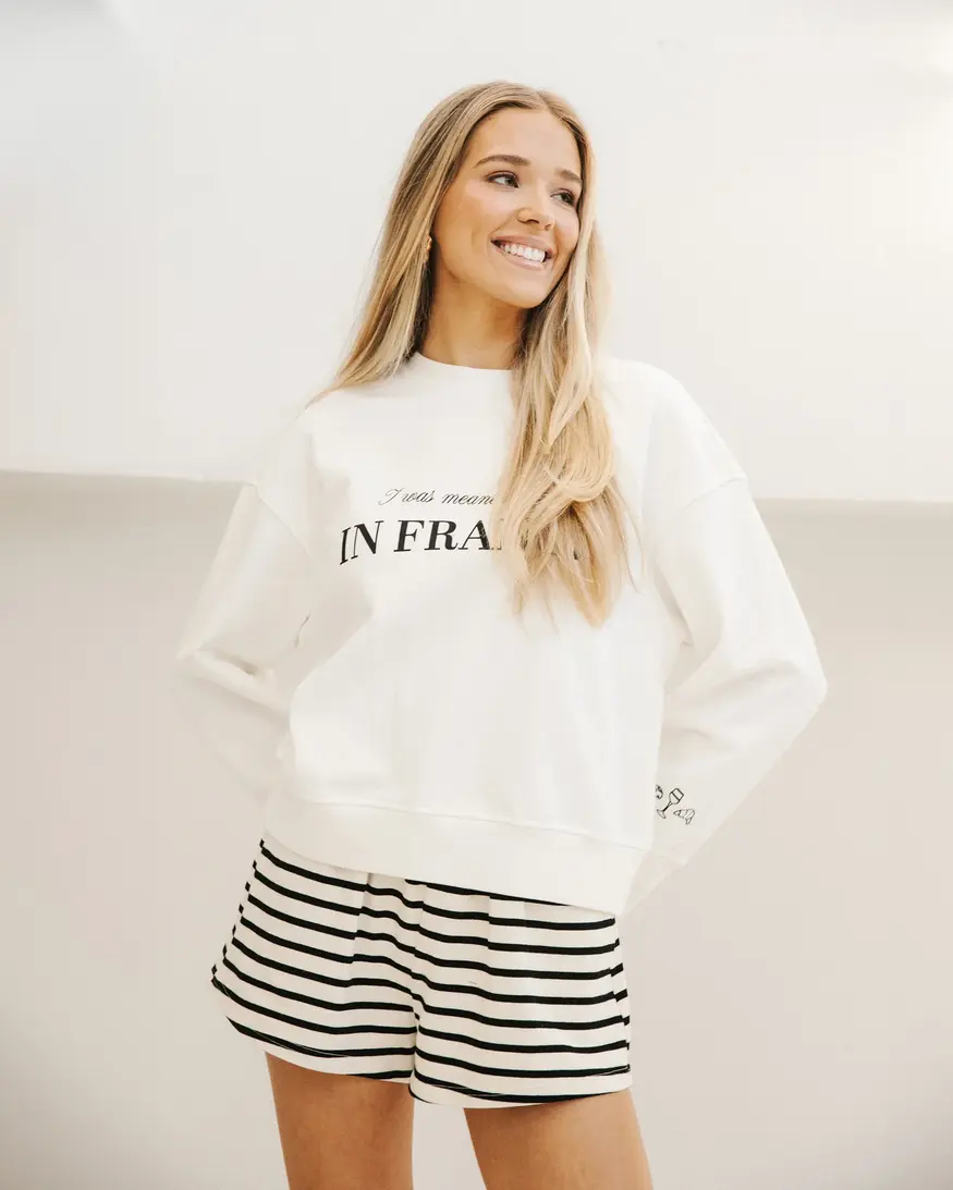 Brunette The Label France Wide Arm Crew