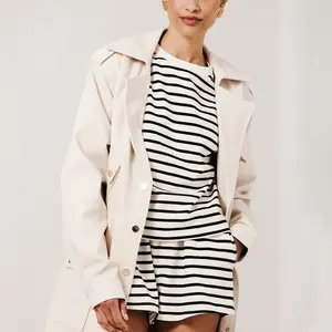 Brunette The Label Striped T-Shirt