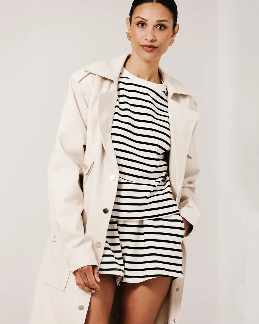 Brunette The Label Striped T-Shirt