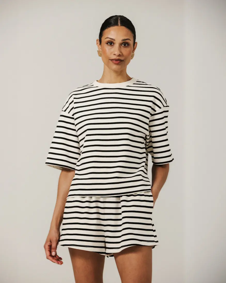 Brunette The Label Striped T-Shirt