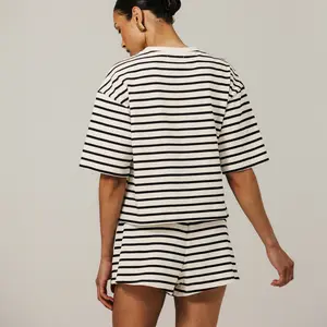 Brunette The Label Striped T-Shirt