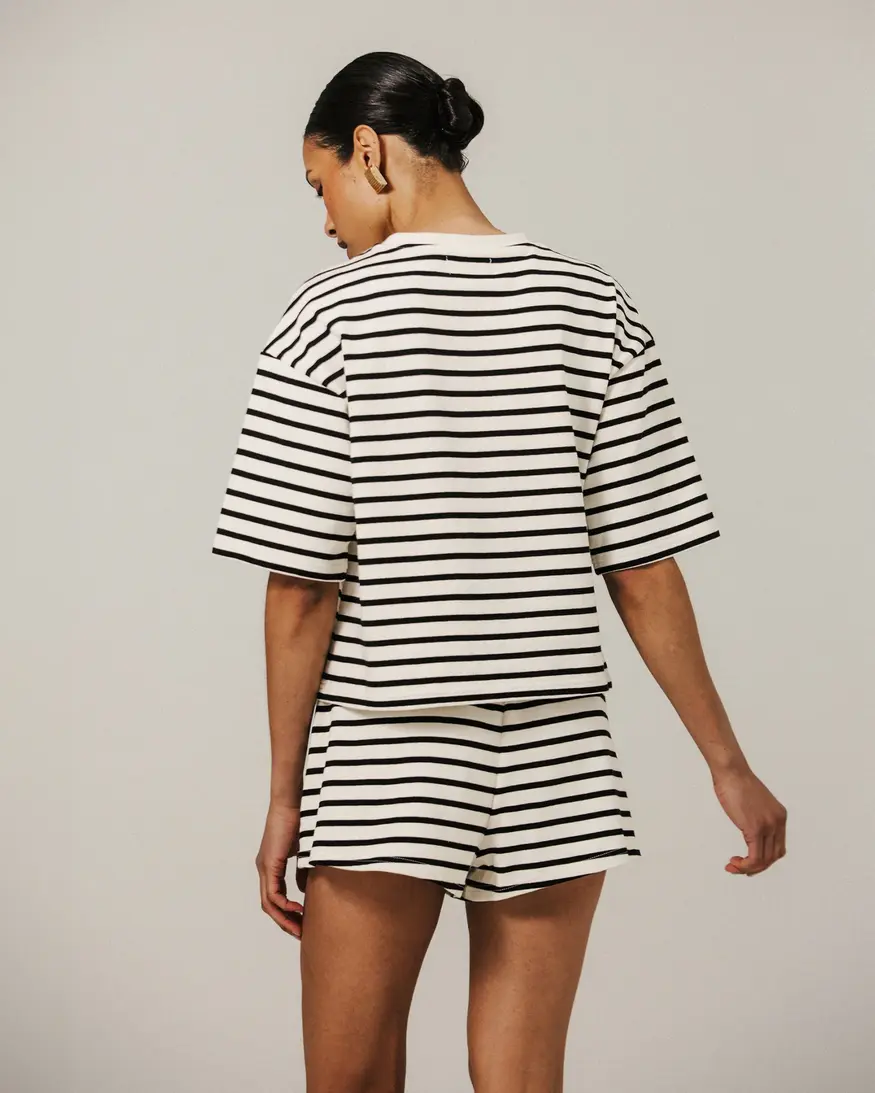 Brunette The Label Striped T-Shirt