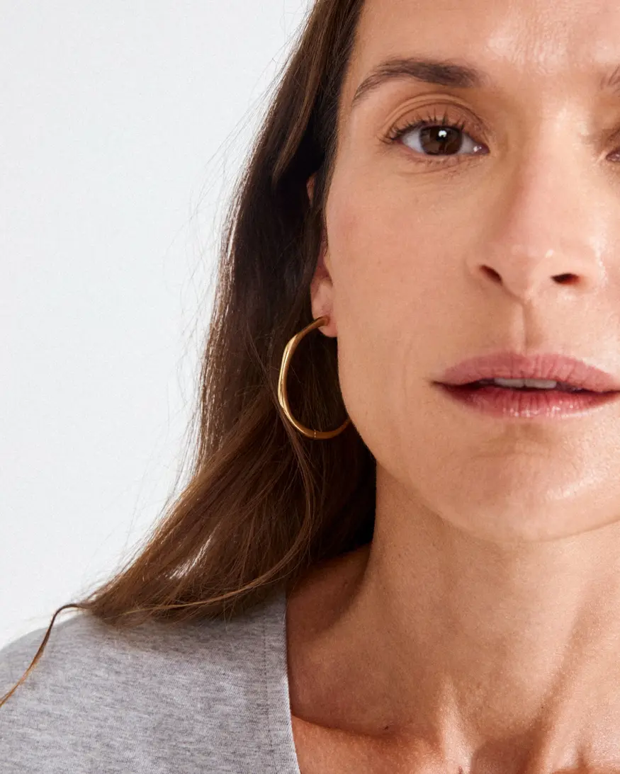 Pilgrim Haze Hoop Earring