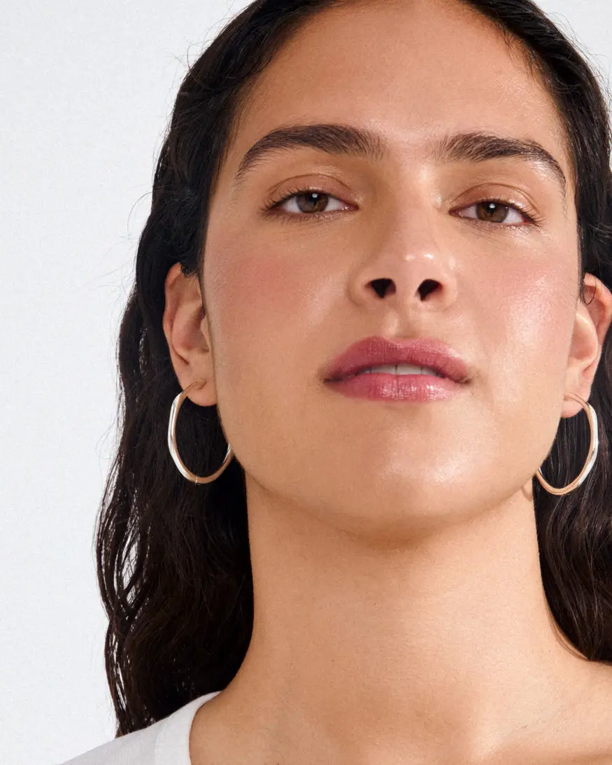 Pilgrim Haze Hoop Earring