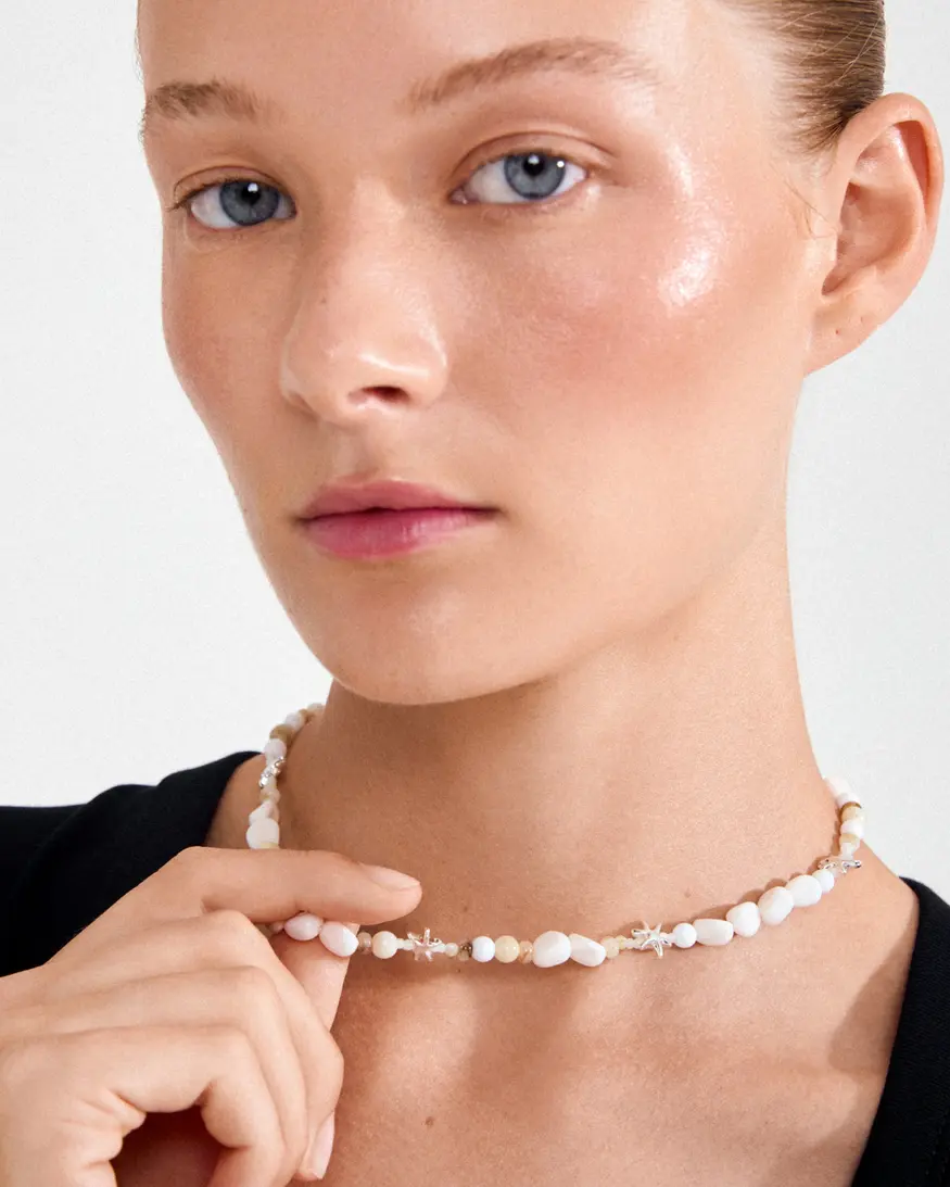 Pilgrim Prism Beaded Necklace