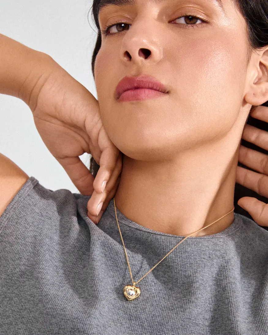 Pilgrim Nova Heart Necklace