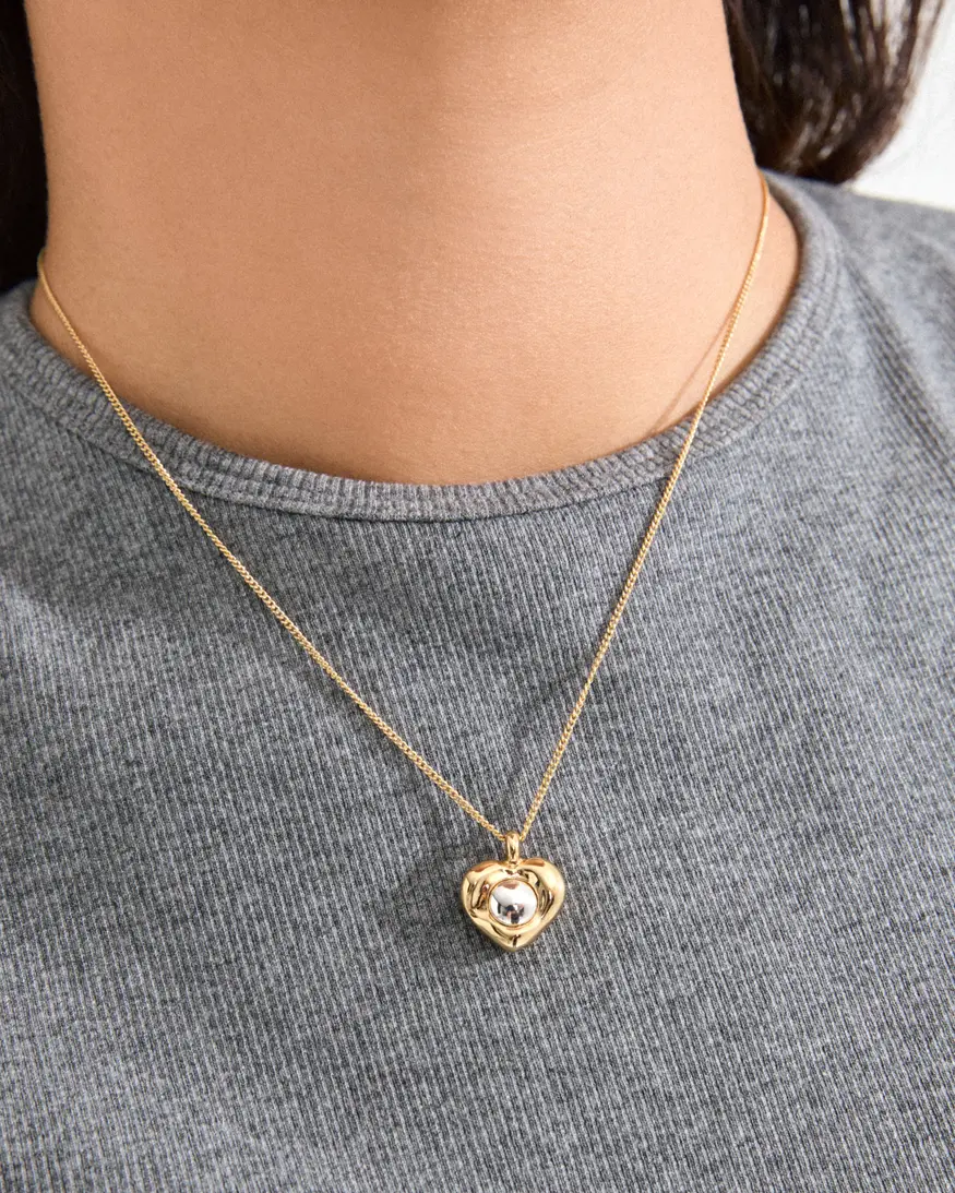 Pilgrim Nova Heart Necklace