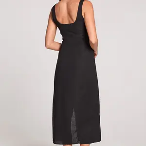 Saltwater Lux Woven Tank Midi Dress