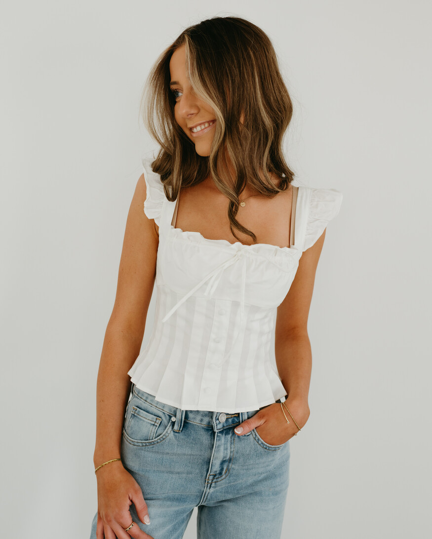 Layette Poplin Crop Top