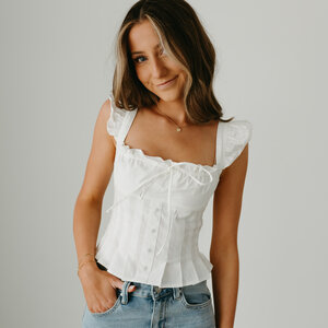 Layette Poplin Crop Top