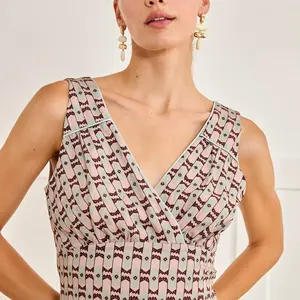 NKN Lerisita Retro Print Maxi