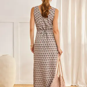 NKN Lerisita Retro Print Maxi
