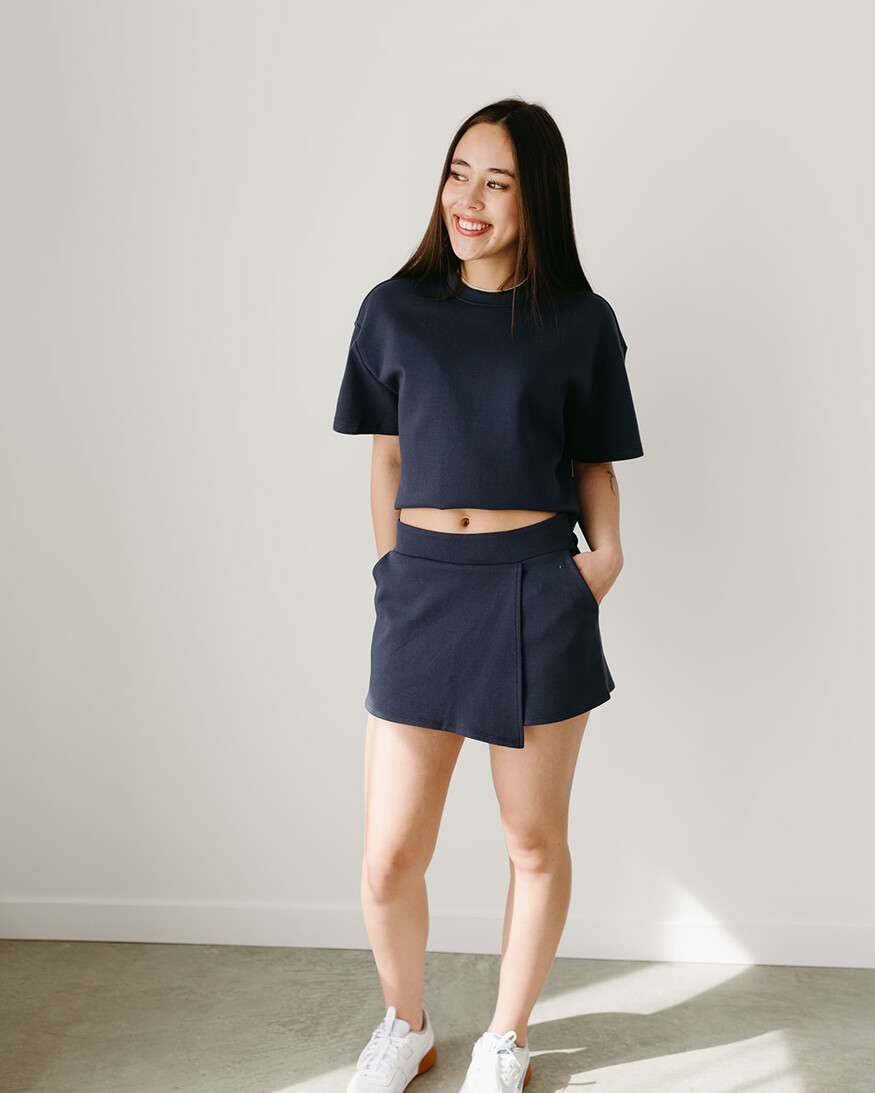 RD Style Starry Soft Knit Skort