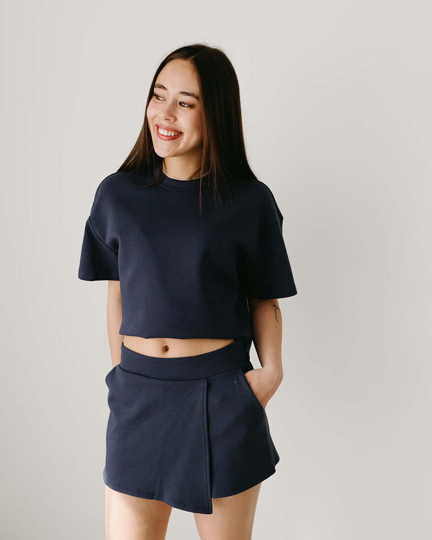 RD Style Starry Soft Knit Skort