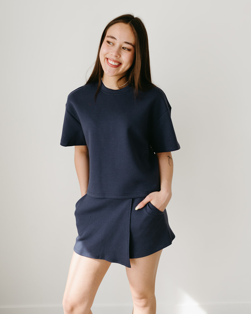 RD Style Starry Soft Knit Skort