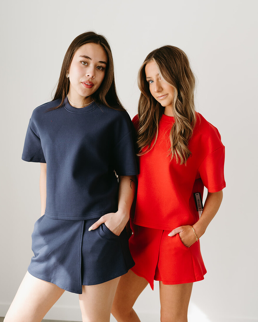 RD Style Starry Soft Knit Skort