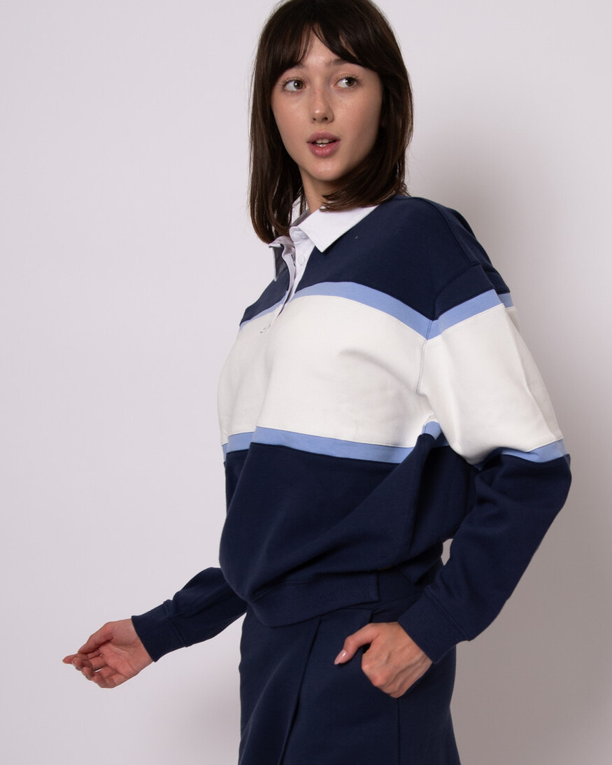 RD Style Esther Soft Knit Polo Pullover