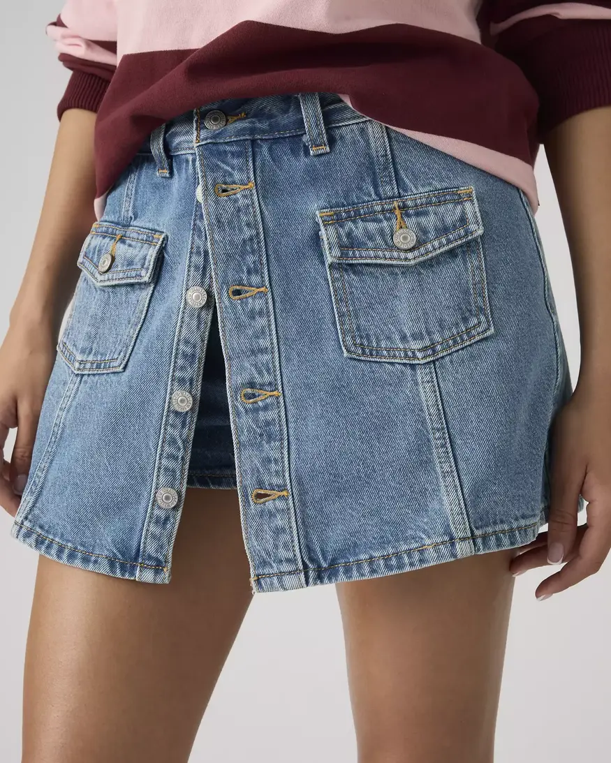 Levi's Button Front Skort