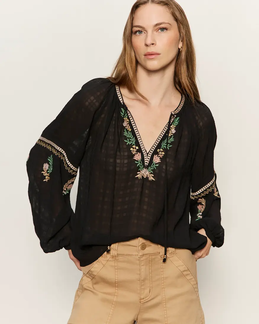Sanctuary Raye Embroidered Blouse