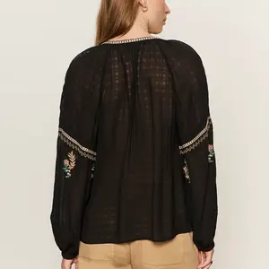 Sanctuary Raye Embroidered Blouse