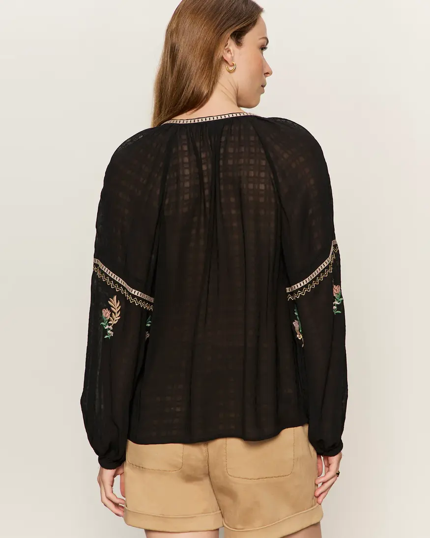 Sanctuary Raye Embroidered Blouse