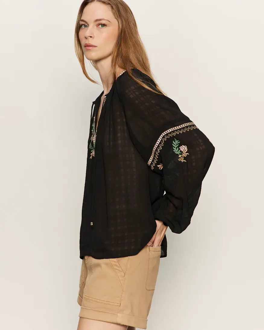 Sanctuary Raye Embroidered Blouse