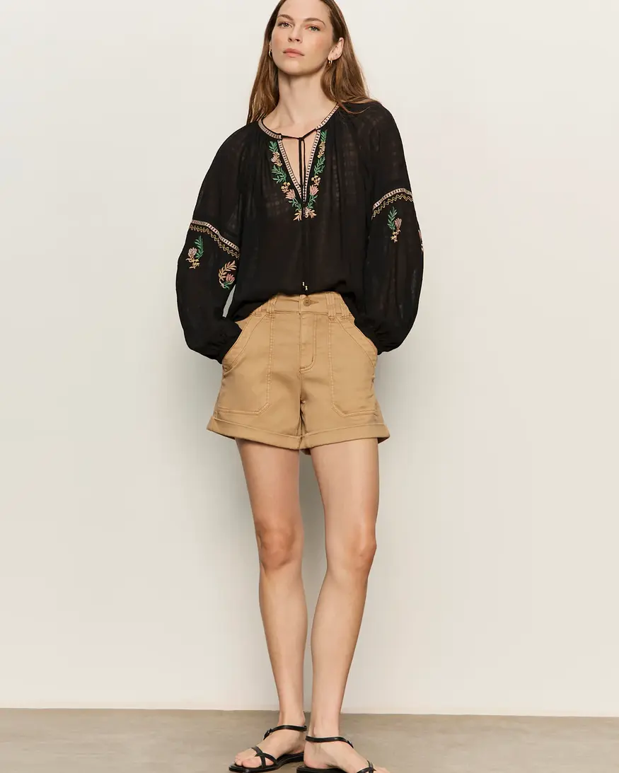 Sanctuary Raye Embroidered Blouse