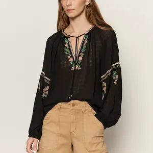 Sanctuary Raye Embroidered Blouse