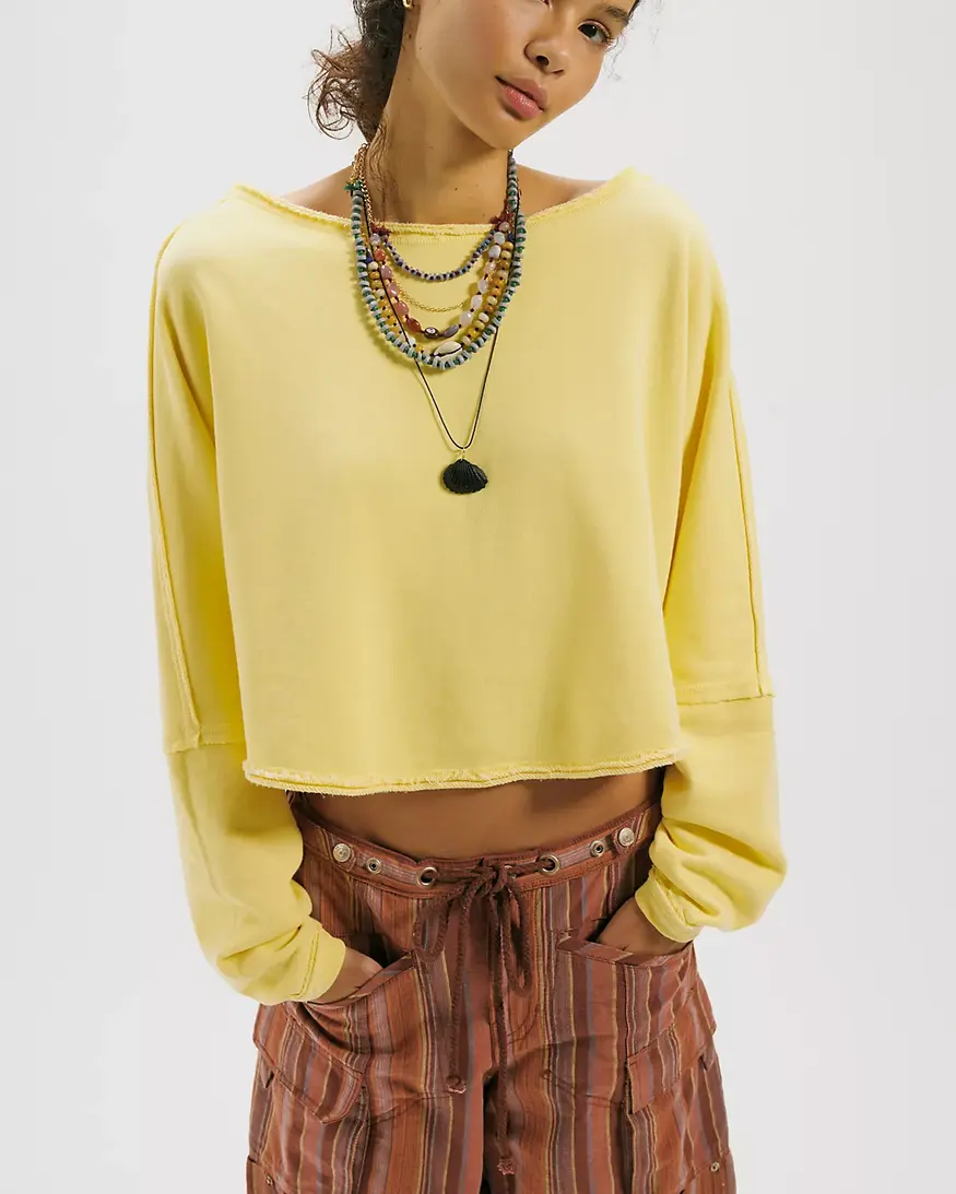 Free People To The East Pullover