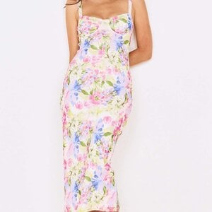 Mink Pink Celina Mesh Midi Dress