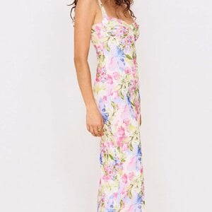 Mink Pink Celina Mesh Midi Dress