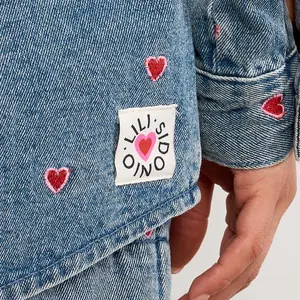 Molly Bracken Heart Embroidered Overshirt