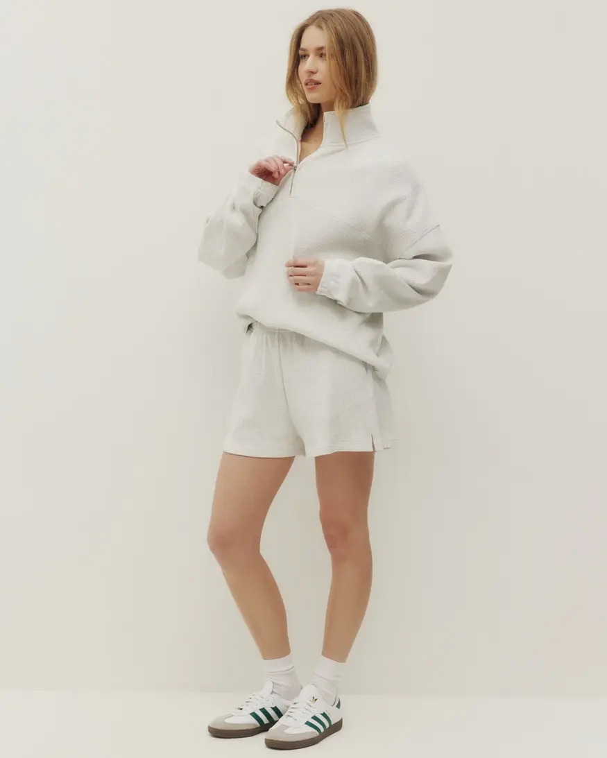 Kuwalla Bailey Waffle Zip Up