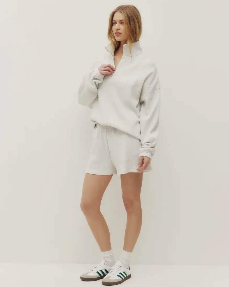 Kuwalla Bailey Waffle Zip Up