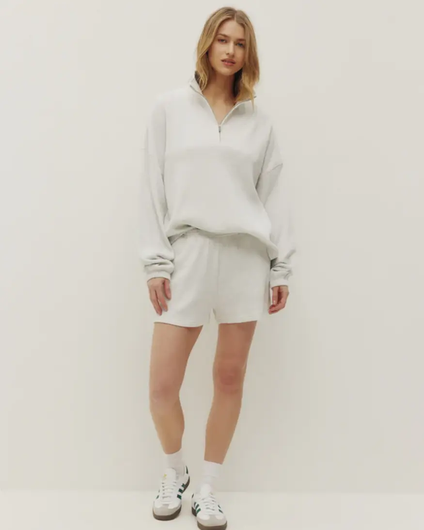 Kuwalla Bailey Waffle Zip Up