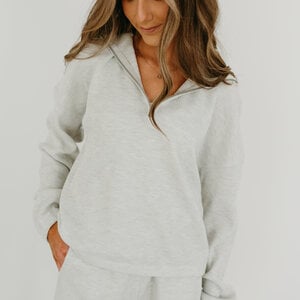 Kuwalla Bailey Waffle Zip Up