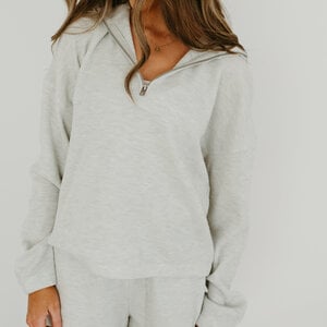 Kuwalla Bailey Waffle Zip Up