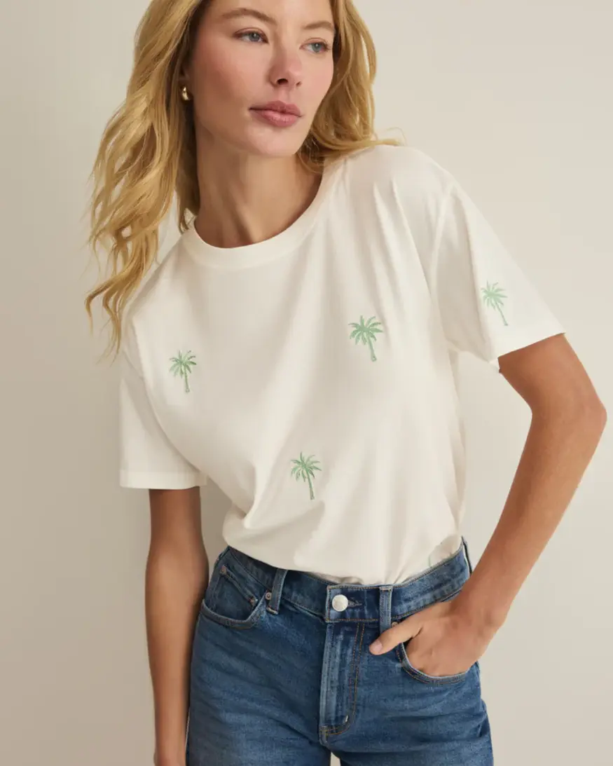 Z-Supply Palms Boyfriend Tee