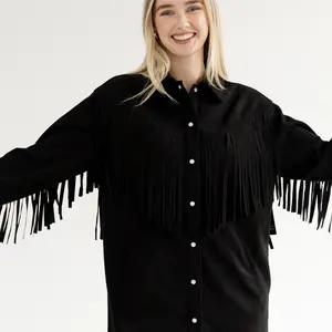 Brunette The Label Shania Fringe Jacket