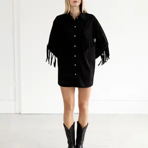 Brunette The Label Shania Fringe Jacket