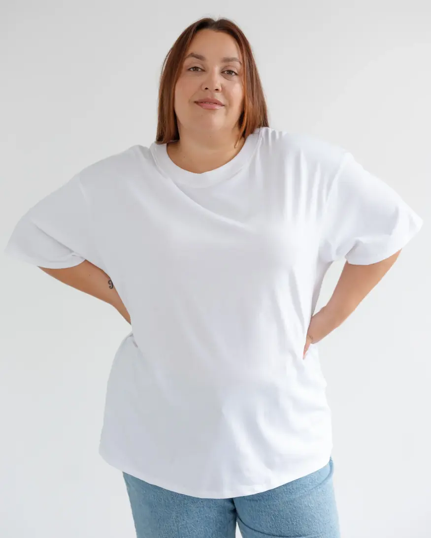 Brunette The Label Oversized Boxy Tee